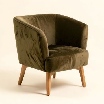 35.37 '' Wide Velvet Wingback Chair (synthetic illustration; no displayed measurements)