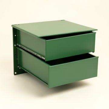 Stone Crest Under-Desk Drawer Unit - Green (synthetic illustration; no displayed measurements)