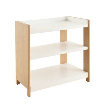 Elm Bridge Empty Countertop Canister Rack - White