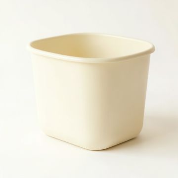 Flint Branch Empty Raised Planter - Ivory (synthetic illustration; no displayed measurements)