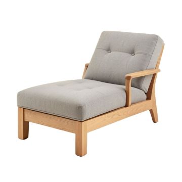 Gemma Tufted Armless Chaise Lounge (synthetic illustration; no displayed measurements)