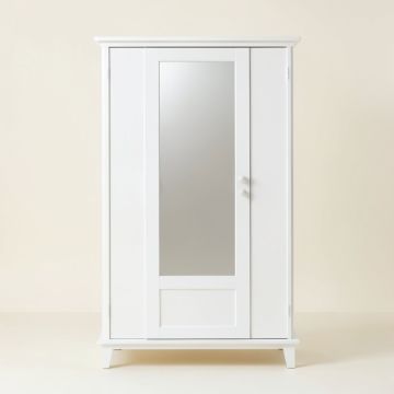 Giustina Lockable Organizer Over The Door Jewelry Armoire With Mirror (synthetic illustration; no displayed measurements)