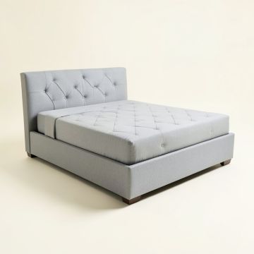 Mercer Tufted Upholstered Platform Bed (synthetic illustration; no displayed measurements)