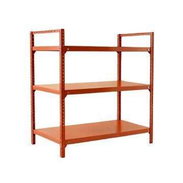 Alder Edge Desktop Shelving Unit - Terracotta