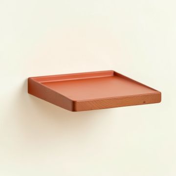 Harbor Crossing Wall-Mounted Cat Perch - Terracotta (synthetic illustration; no displayed measurements)