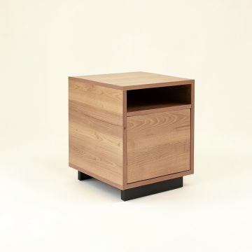 Livia End Table With Storage (synthetic illustration; no displayed measurements)