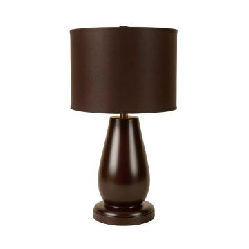 Coachella 23 '' Dark Brown Table Lamp