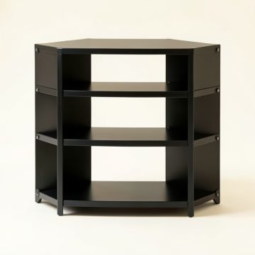 Olive Dell Desktop Shelving Unit - Black (synthetic illustration; no displayed measurements)