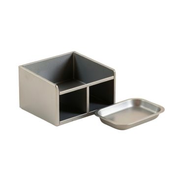 Moss Branch Empty Coffee-Station Organizer - Gray