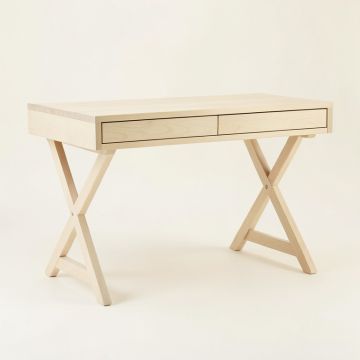 Juniper Crest Writing Desk - Ivory (synthetic illustration; no displayed measurements)