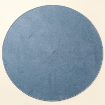 Vale Canyon Round Area Rug - Blue (synthetic illustration; no displayed measurements)