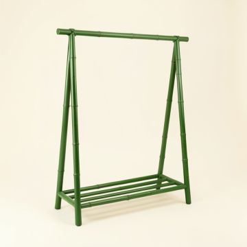 Slate Bridge Empty Garment Rack - Green (synthetic illustration; no displayed measurements)