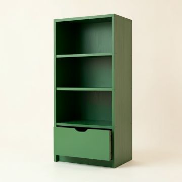 Heath Crest Narrow Cubby Tower - Green (synthetic illustration; no displayed measurements)