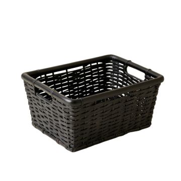 Clay Bridge Empty Storage Basket - Black