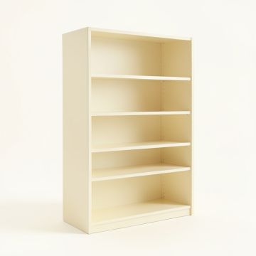 River Brook Freestanding Bookcase - Cream (synthetic illustration; no displayed measurements)