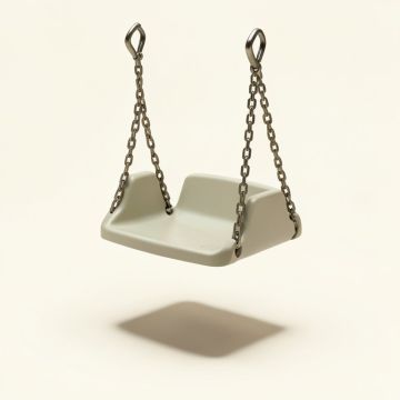 Plastic Standing Swing With Chains And Hooks (synthetic illustration; no displayed measurements)