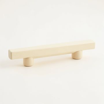 Cedar Branch Cabinet Handle Without Packaging - Cream (synthetic illustration; no displayed measurements)