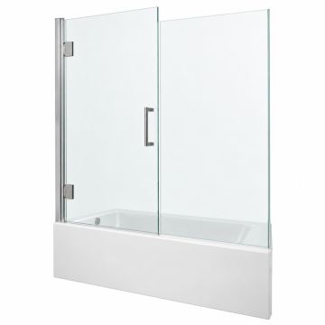 70 '' H Pivot Frameless Tub Door