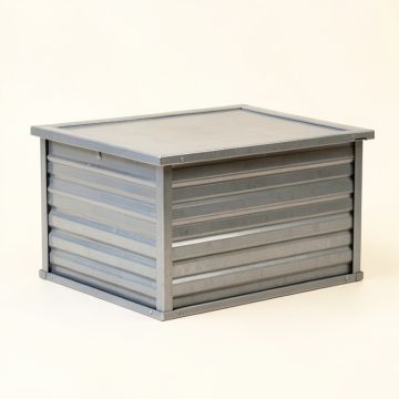 Cove Bridge Closed Outdoor Storage Box - Gray (synthetic illustration; no displayed measurements)