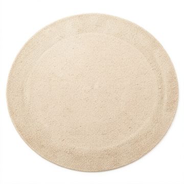 Birch Bridge Round Area Rug - Beige (synthetic illustration; no displayed measurements)