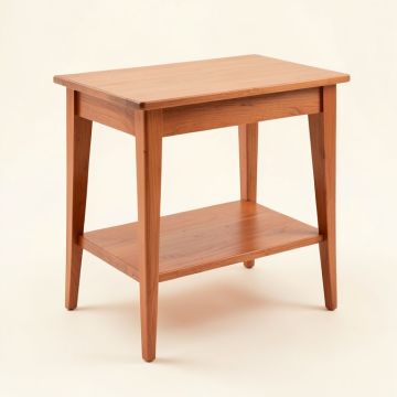 Dawn Edge Side Table - Terracotta (synthetic illustration; no displayed measurements)
