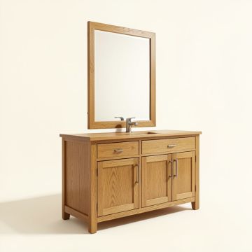 Nashua 60 '' Double Bathroom Vanity Set (synthetic illustration; no displayed measurements)