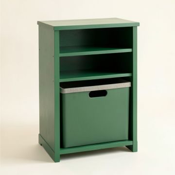 River Bend Freestanding Pull-Out Hamper Cabinet - Green (synthetic illustration; no displayed measurements)