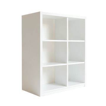 Stone Brook Freestanding Bookcase - White