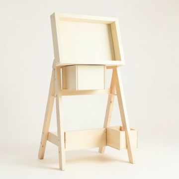 Elm Branch Empty Vertical Garden Frame - Cream (synthetic illustration; no displayed measurements)