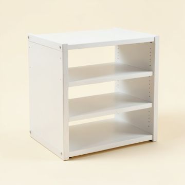 25 Pair Stackable Shoe Rack (synthetic illustration; no displayed measurements)