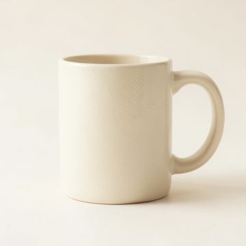 Moss Brook Ceramic Mug - Cream (synthetic illustration; no displayed measurements)