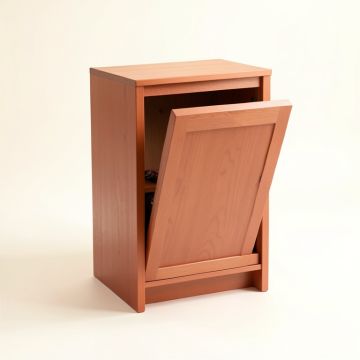Lake Arc Freestanding Pull-Out Hamper Cabinet (synthetic illustration; no displayed measurements)
