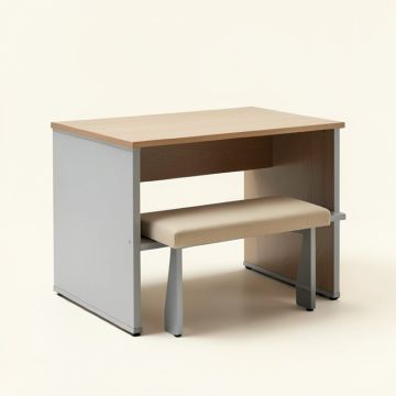 Elyssa Reversible Desk With Bench (synthetic illustration; no displayed measurements)