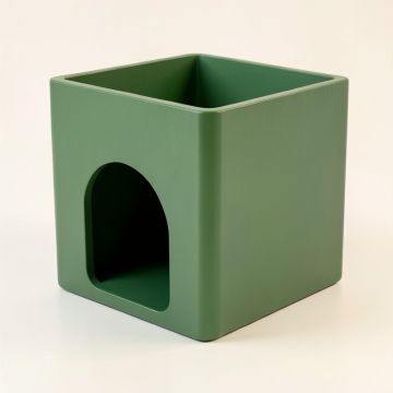 Olive Brook Empty Furniture-Style Litter Enclosure - Green (synthetic illustration; no displayed measurements)