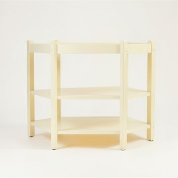 Linden Branch Empty Countertop Canister Rack - Cream (synthetic illustration; no displayed measurements)