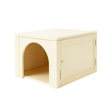 Moss Canyon Empty Furniture-Style Litter Enclosure - Ivory