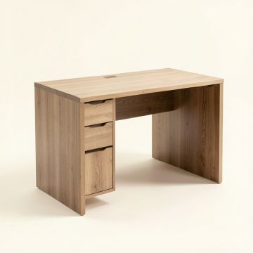 Coldfield Solid Wood Writing Desk (synthetic illustration; no displayed measurements)