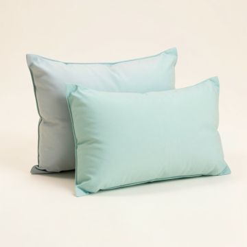 Coral Lagoon Indoor/Outdoor , Removable Cover Pillow , Large & 1 Lumbar Pillow (synthetic illustration; no displayed measurements)