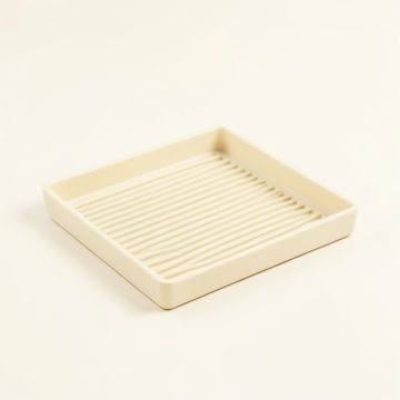 Elm Falls Empty Under-Desk Cable Tray - Ivory (synthetic illustration; no displayed measurements)