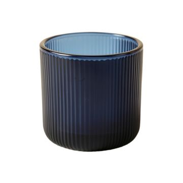 Glen Brook Empty Candle Holder - Navy