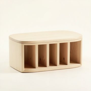 Holly Bluff Shoe Storage Bench - Ivory (synthetic illustration; no displayed measurements)