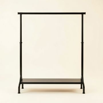 Alder Arc Empty Garment Rack (synthetic illustration; no displayed measurements)