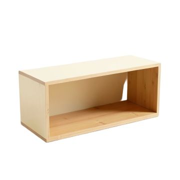 Laurel Bend Shoe Storage Bench - Cream