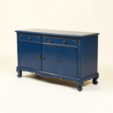 Antique Buffet Sideboard Console Table , Blue (synthetic illustration; no displayed measurements)