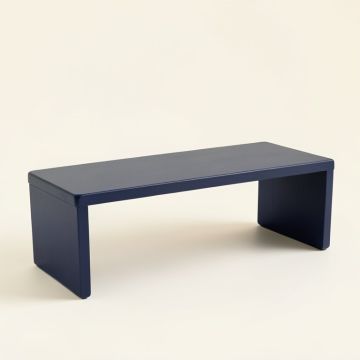 Dune Field Indoor Bench - Navy (synthetic illustration; no displayed measurements)