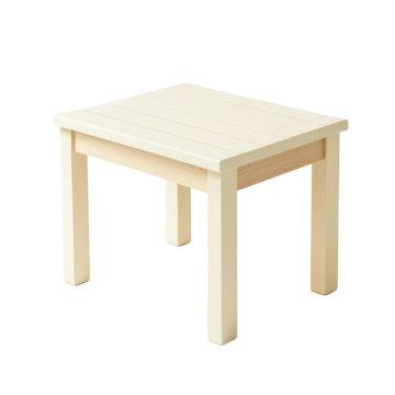 Hill Bridge Compact Balcony Table - Cream (synthetic illustration; no displayed measurements)