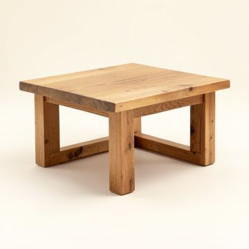 Teak Coffee Table (synthetic illustration; no displayed measurements)