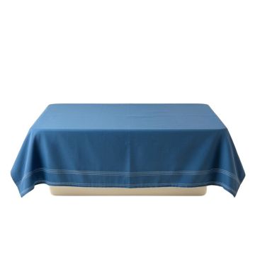 Alder Crossing Flat Bed Sheet - Blue