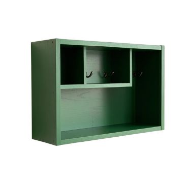 Dawn Bridge Wall-Mounted Entryway Organizer Shelf - Green