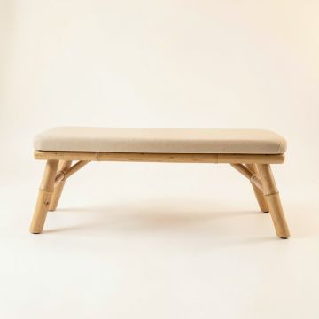 Hill Bluff Indoor Bench - Beige (synthetic illustration; no displayed measurements)